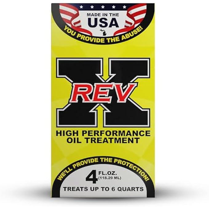 REV X HIGH PERFORMANCE OIL ADDITIVE - 4 FL. OZ. (4 PACK) - Image 3